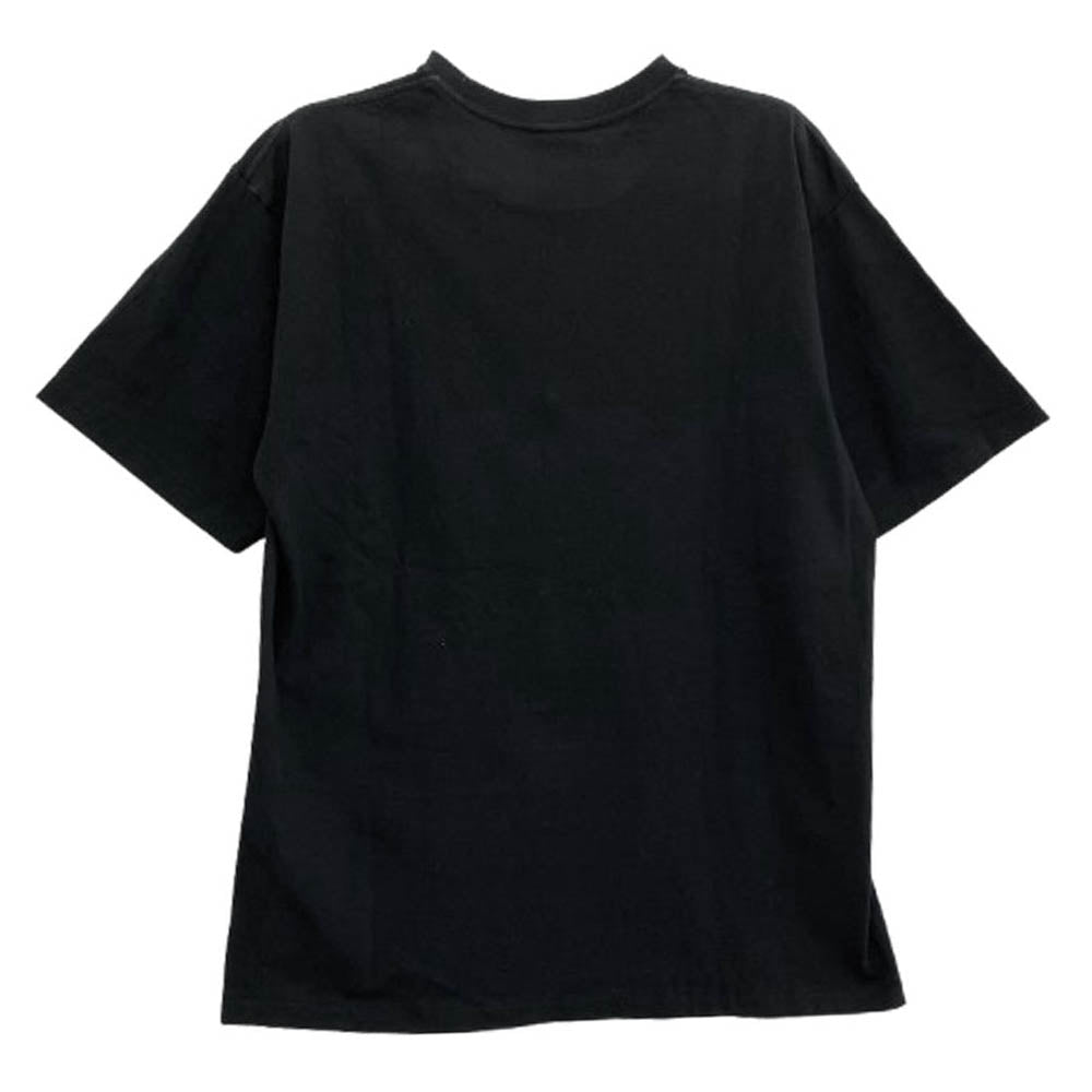 A BATHING APE アベイシングエイプ 001TEF801059X グラスビーズ カレッジ ロゴ プリント Tシャツ 半袖 ブラック ブラック系 XL【中古】
