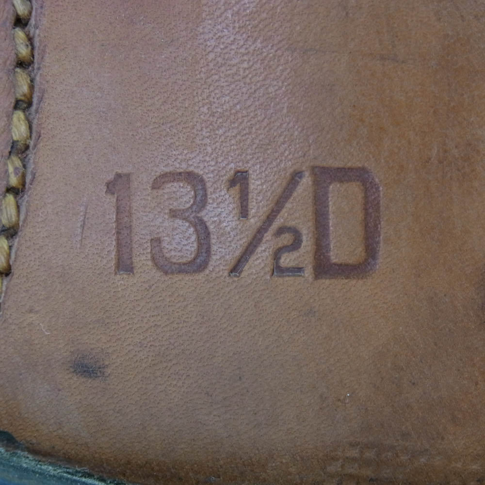 ヴィンテージ 40s Endicott Johnson Corporation 1948年製 米軍 サービスシューズ ブラウン系 US13.5【中古】