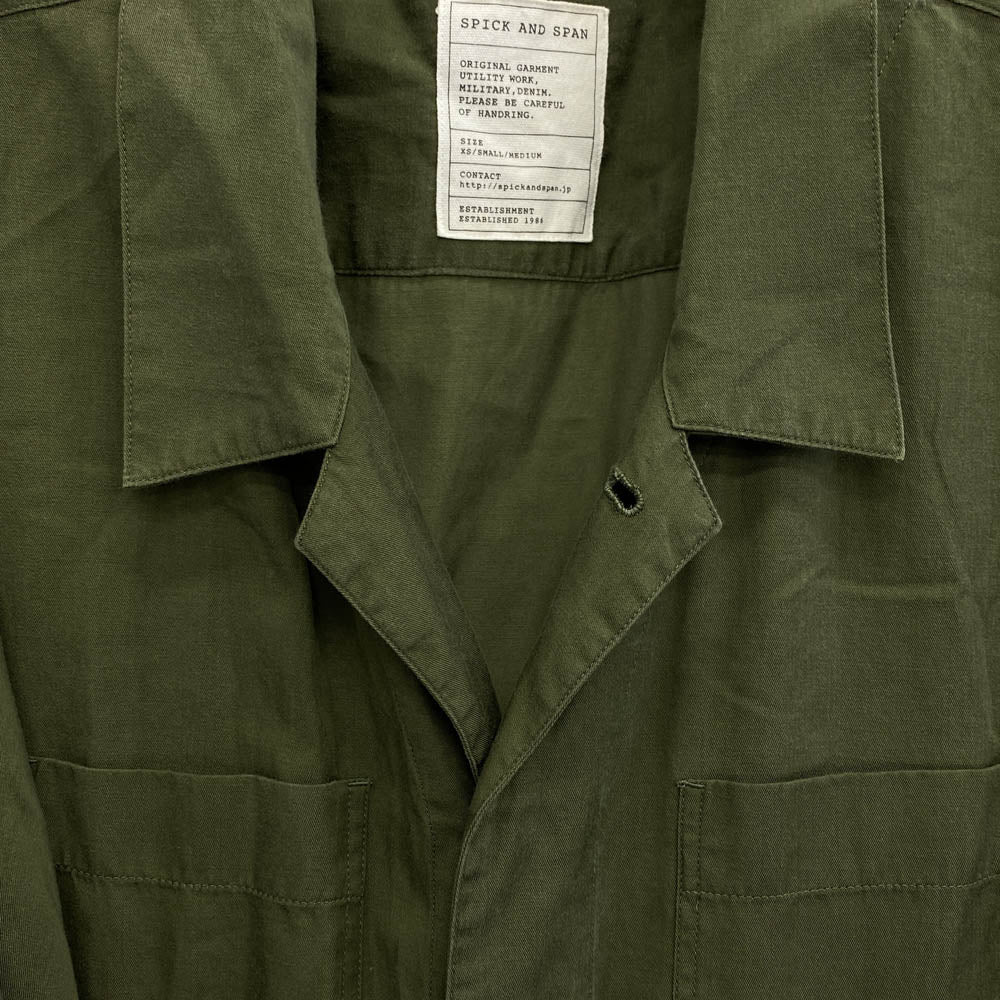 Spick and Span スピックアンドスパン 18-040-200-6040 ジャンプスーツ オールインワン ツナギ カーキ系 F【中古】