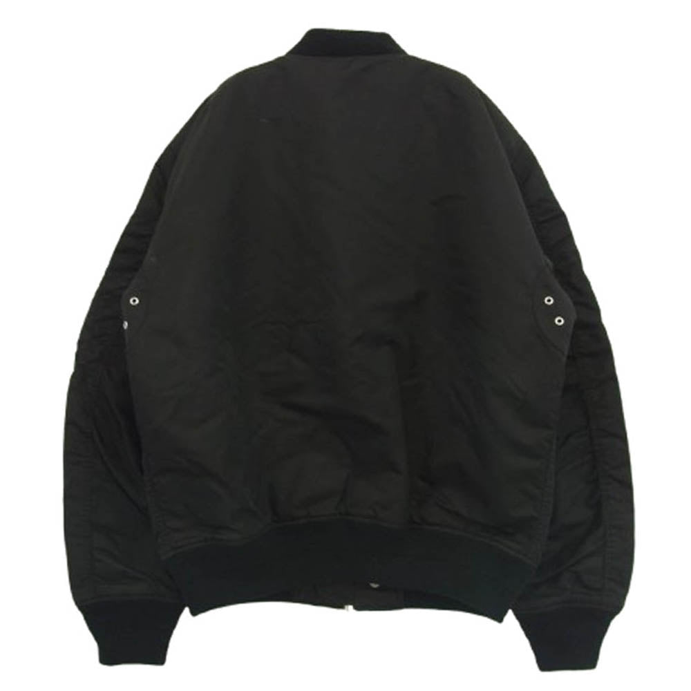 DIESEL ディーゼル AS-1507-3 MA-1 ミリタリー ブルゾン フライト ジャケット ブラック系 M【中古】