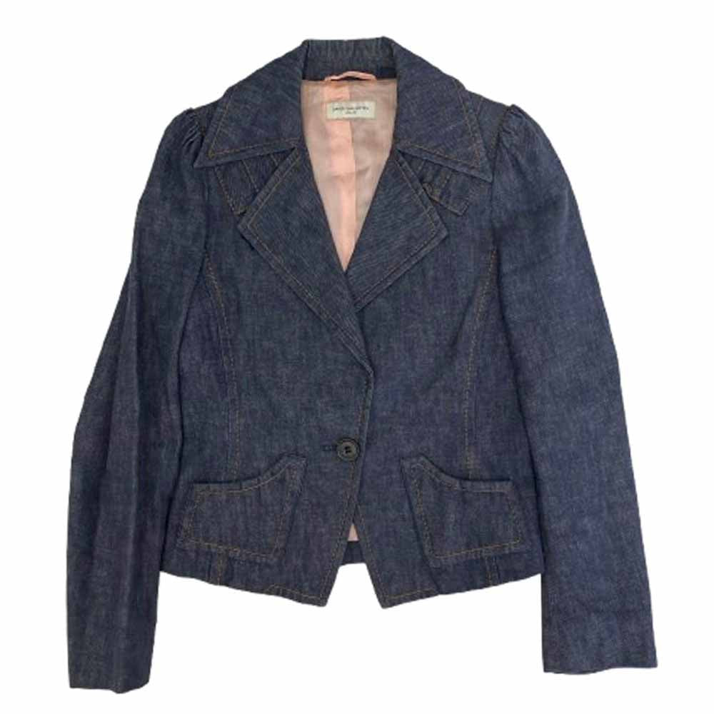 DRIES VAN NOTEN ドリスヴァンノッテン 3956-1402 1B デニムテーラード ジャケット インディゴブルー系 36【中古】