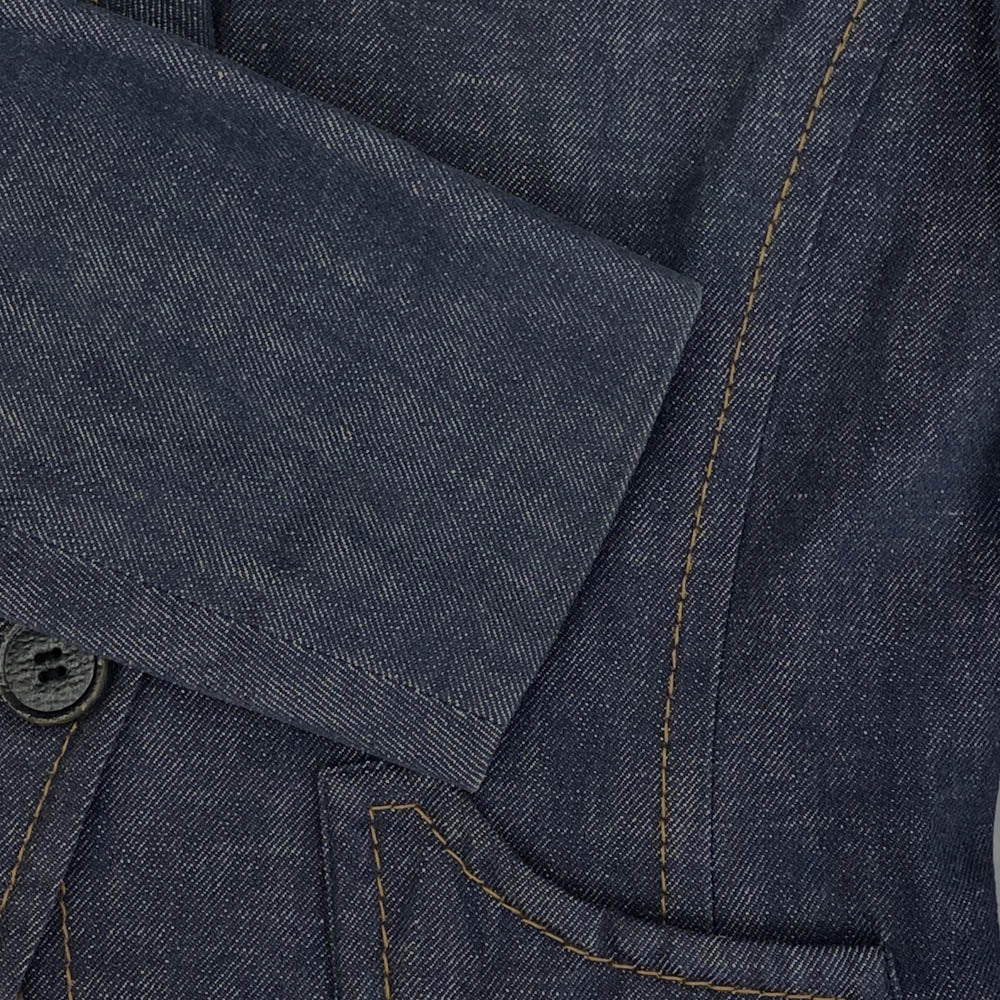 DRIES VAN NOTEN ドリスヴァンノッテン 3956-1402 1B デニムテーラード ジャケット インディゴブルー系 36【中古】