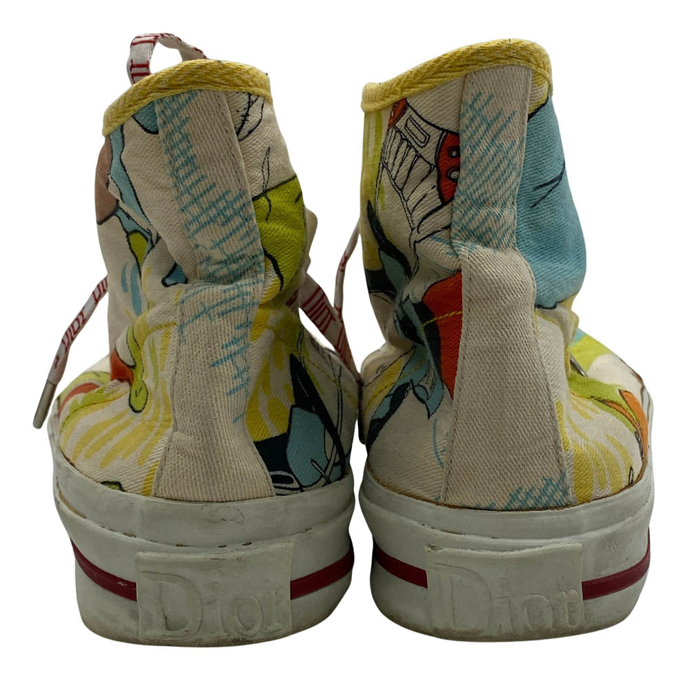 Dior ディオール カートゥーン ハイカット スニーカー マルチカラー系 39【中古】