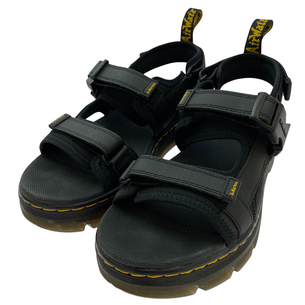 Dr.Martens ドクターマーチン SH01Y Forster マルチストラップ ベルト サンダル ブラック系 UK7【中古】