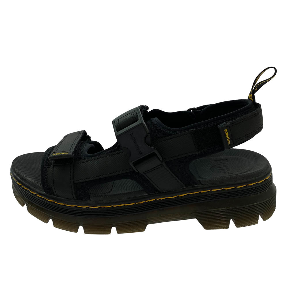 Dr.Martens ドクターマーチン SH01Y Forster マルチストラップ ベルト サンダル ブラック系 UK7【中古】