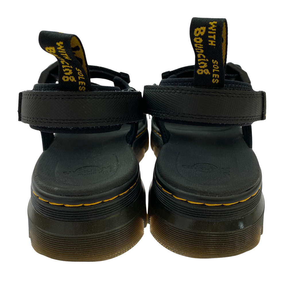 Dr.Martens ドクターマーチン SH01Y Forster マルチストラップ ベルト サンダル ブラック系 UK7【中古】