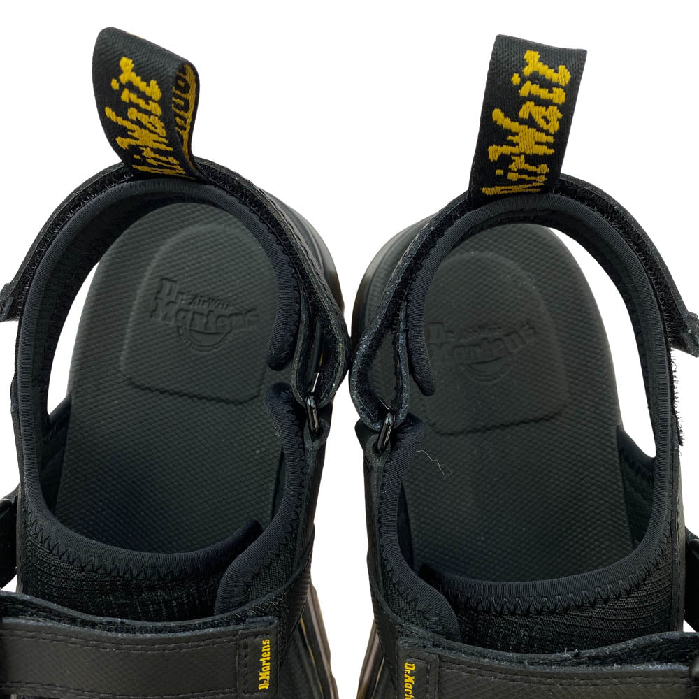 Dr.Martens ドクターマーチン SH01Y Forster マルチストラップ ベルト サンダル ブラック系 UK7【中古】