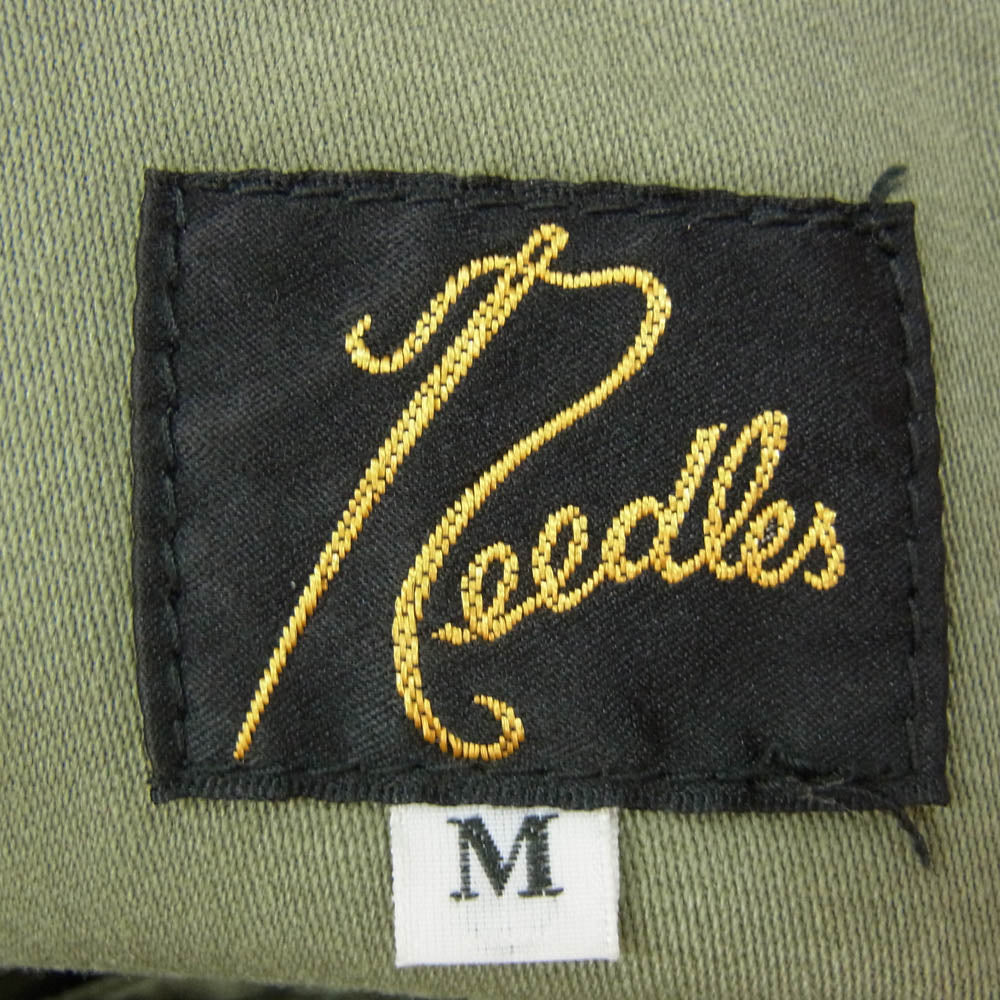 Needles ニードルス MR233 H.D.Pant Fatigue ヒザデル ファティーグ カーゴ パンツ カーキ系 M【中古】