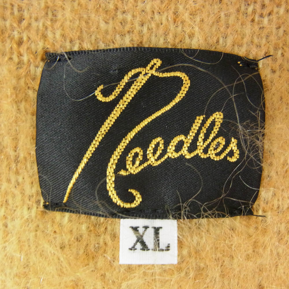 Needles ニードルス LQ274 Mohair Cardigan Zigzag モヘア カーディガン ブラウン系 XL【中古】