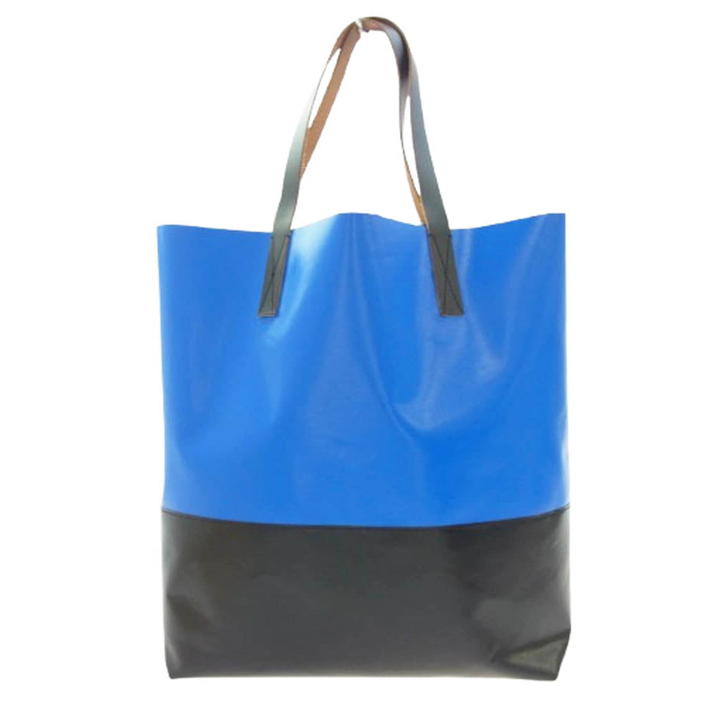 MARNI マルニ SHM00037A0 TRIBECA トライベッカ トートバッグ ブルー系 ブラック系【中古】