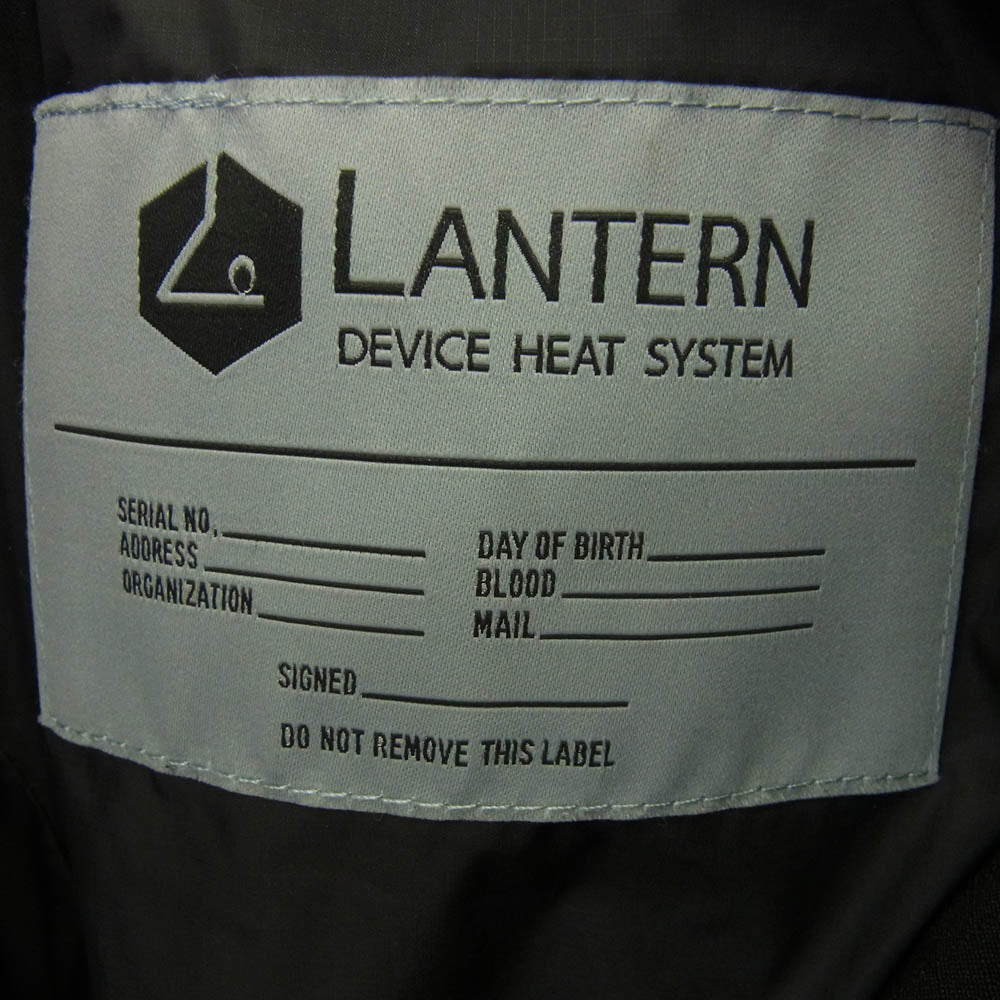 ランタン MNA-LAN-06 HEATING HOODED BLOUSON フーデッド ブルゾン ジャケット ブラック系 XL【美品】【中古】