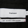 GRAPHPAPER グラフペーパー 24SS GM241-50001C Broad L/S Oversized Regular Collar Shirt 長袖 シャツ ホワイト ブラック系 2【中古】