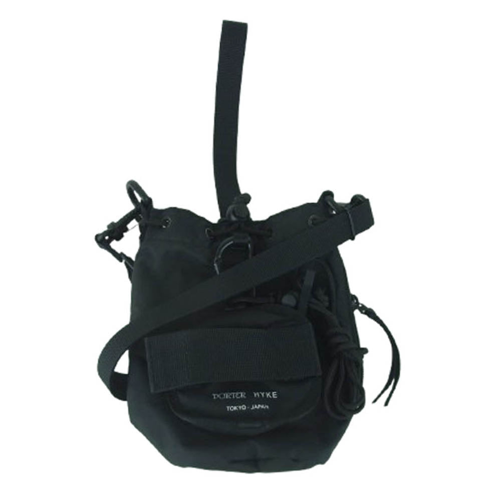 PORTER ポーター 381-19542 HYKE BONSAC MINI & COIN CASE ハイク ミニ コイン ケース ショルダー バッグ ブラック系【中古】