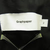 GRAPHPAPER グラフペーパー 24AW GM243-30097 Sheep Leather Track Blouson シープ レザー トラック ブルゾン ジャケット ブラック系 2【美品】【中古】