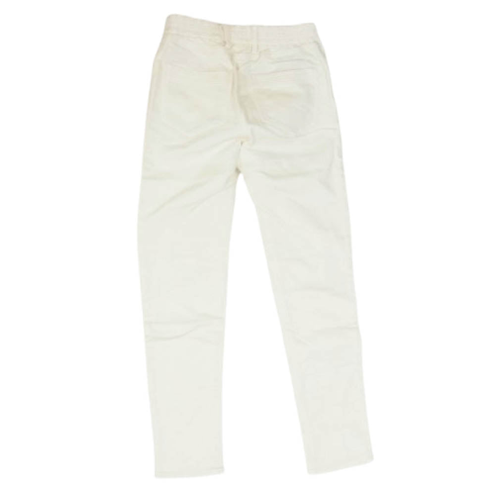SOLIDO ソリード MSL18A5414 ストレッチ テーパード スキニー パンツ ホワイト系 1【美品】【中古】