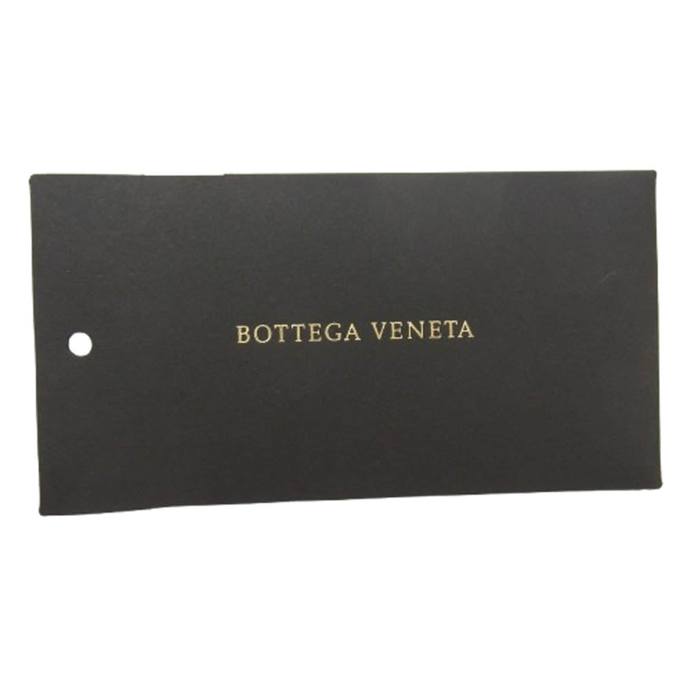 BOTTEGAVENETA ボッテガヴェネタ 596174 4V536 カシミヤ100％ ロゴレザーパッチ グローブ 手袋 ブラック系 M【新古品】【未使用】【中古】