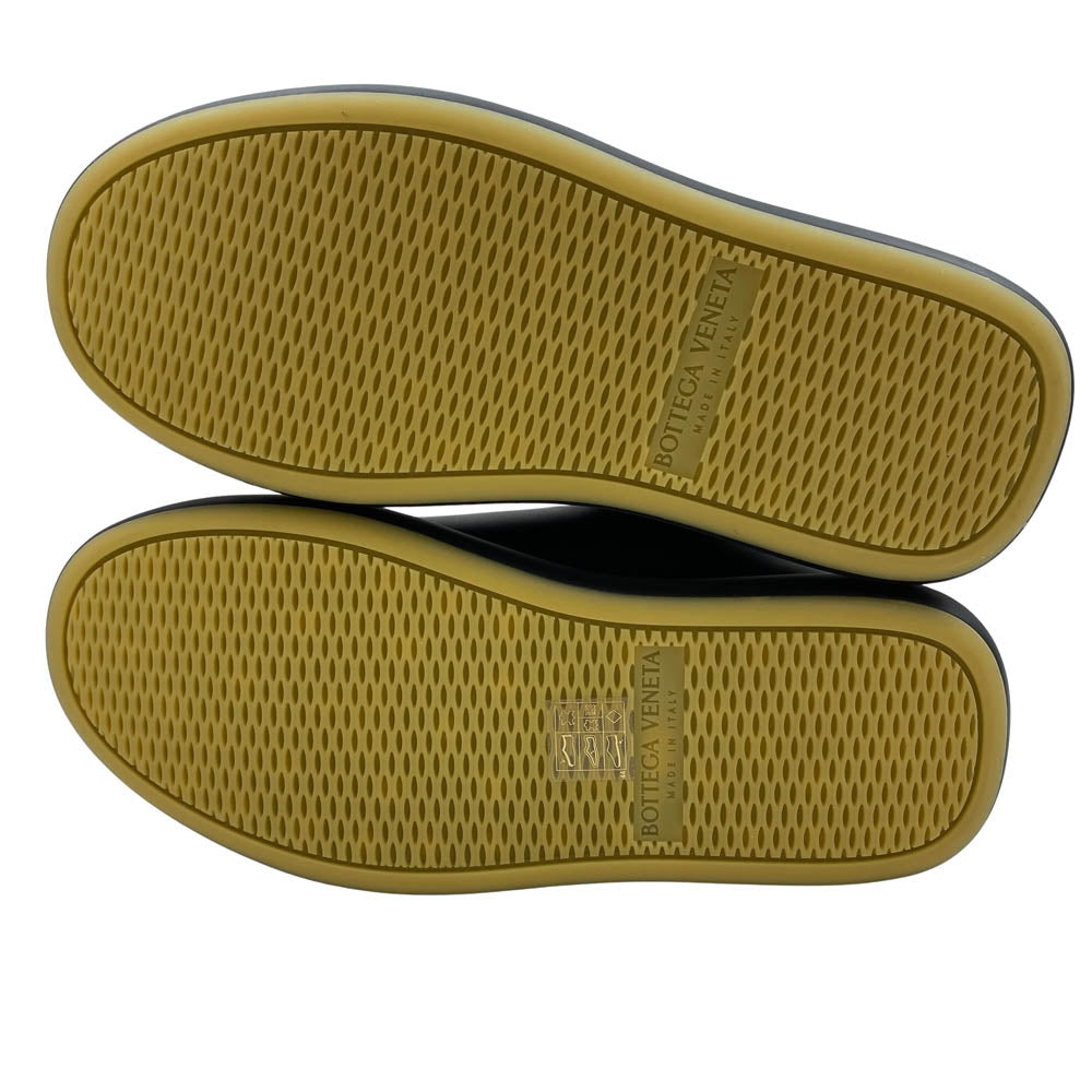 BOTTEGAVENETA ボッテガヴェネタ 716198 V2CS0 PILLOW ピロー テニスカーフ レザー スニーカー ブラック系 41【新古品】【未使用】【中古】