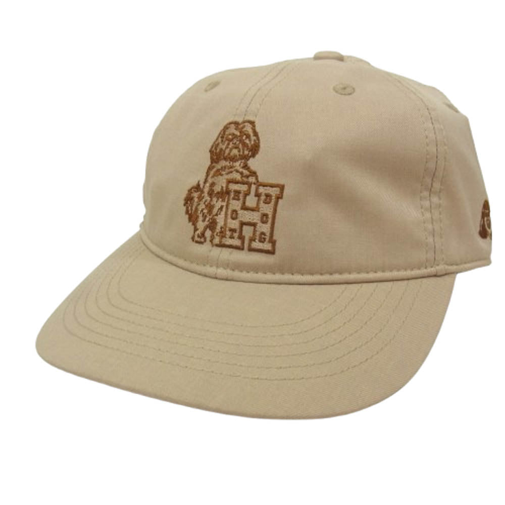 タコマ フジ レコード 25SS TCM25-011 HOT DOG VINTAGE LOGO CAP designed by Hiroshi Iguchi ホットドッグ ビンテージ 刺繍 キャップ ベージュ系【美品】【中古】