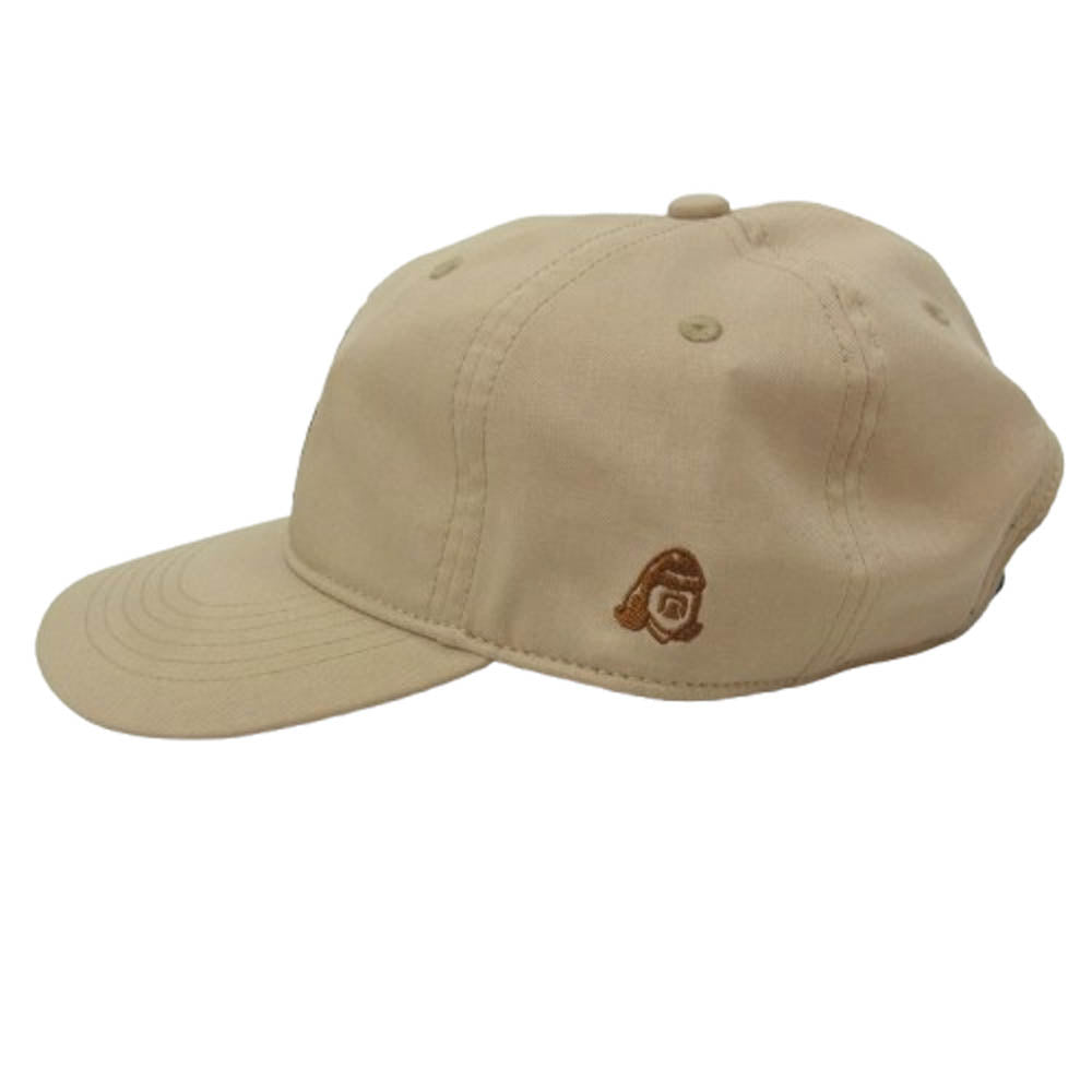 タコマ フジ レコード 25SS TCM25-011 HOT DOG VINTAGE LOGO CAP designed by Hiroshi Iguchi ホットドッグ ビンテージ 刺繍 キャップ ベージュ系【美品】【中古】
