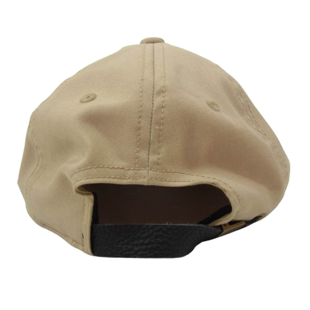 タコマ フジ レコード 25SS TCM25-011 HOT DOG VINTAGE LOGO CAP designed by Hiroshi Iguchi ホットドッグ ビンテージ 刺繍 キャップ ベージュ系【美品】【中古】