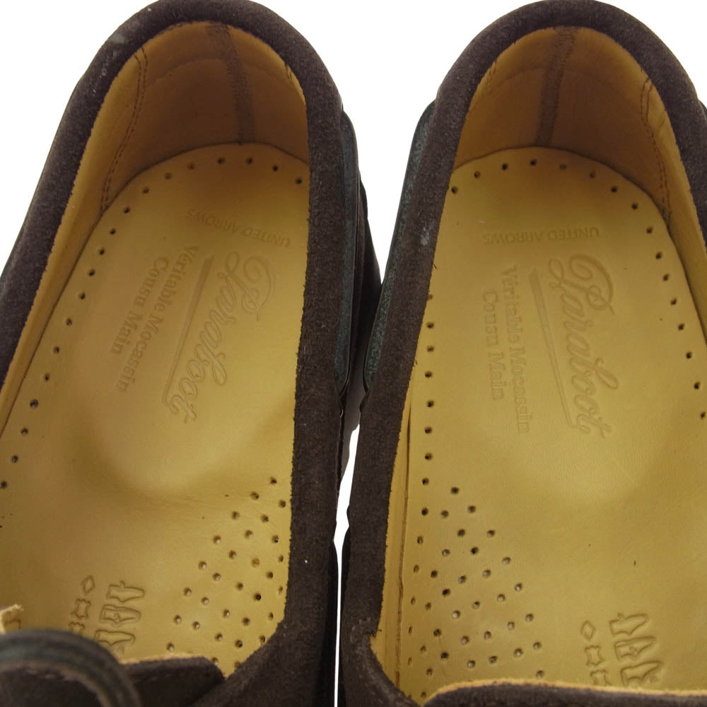 Paraboot パラブーツ 1331-499-0130-2960 Unite Allows別 Malo RAID マロ デッキシューズ ボートモカシン ブラウン系 8【極上美品】【中古】
