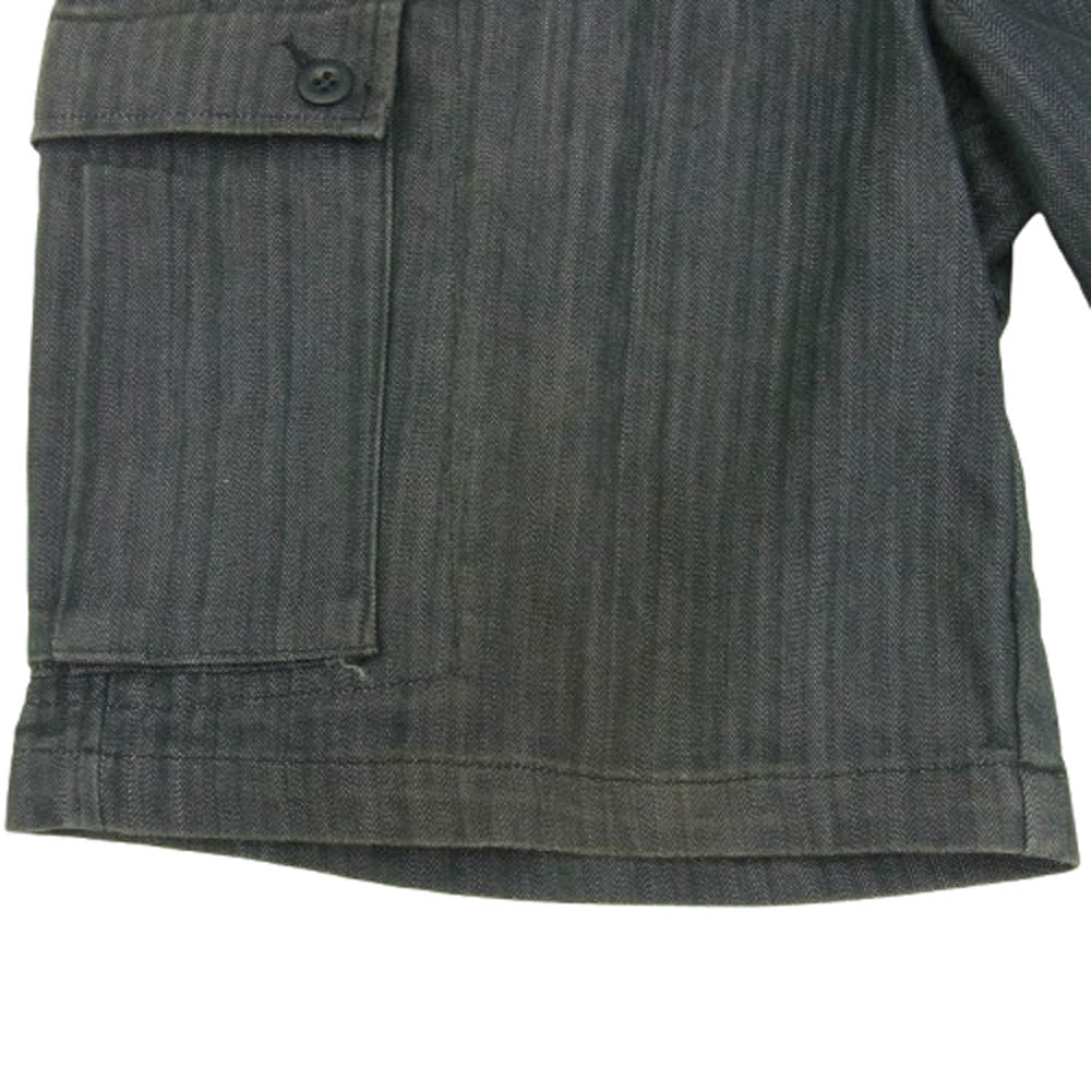 Supreme シュプリーム USA製 ヘリンボーン カーゴ ショーツ ハーフパンツ ブラック系 32【中古】