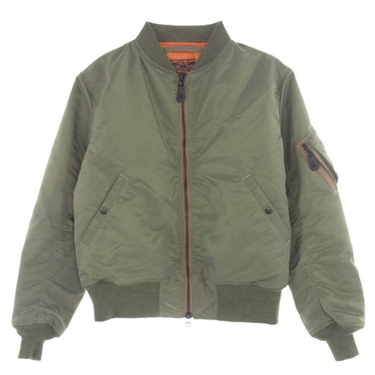 ユナイテッドカー UC13369 PROTEX NYLON TYNY MA-1 フライト ジャケット カーキ系 XL【美品】【中古】