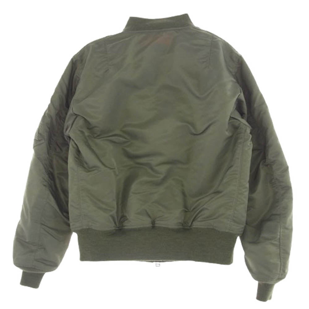 ユナイテッドカー UC13369 PROTEX NYLON TYNY MA-1 フライト ジャケット カーキ系 XL【美品】【中古】