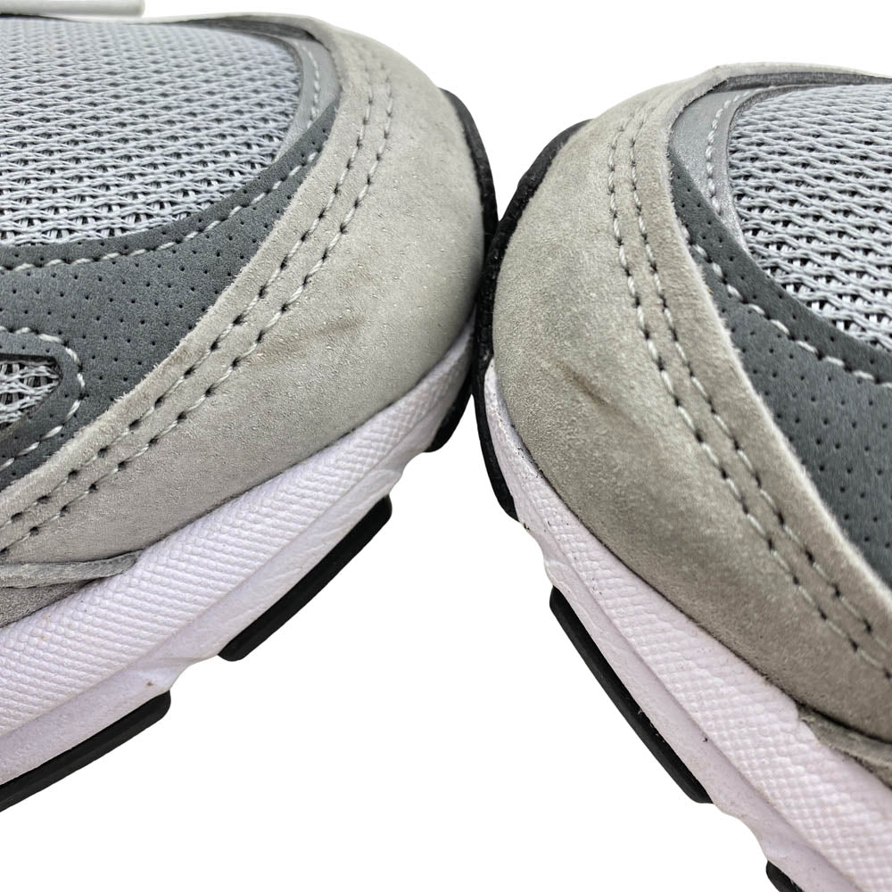 NEW BALANCE ニューバランス M990GL5 USA製 990V5 GRAY グレー ローカット スニーカー グレー系 27cm【中古】