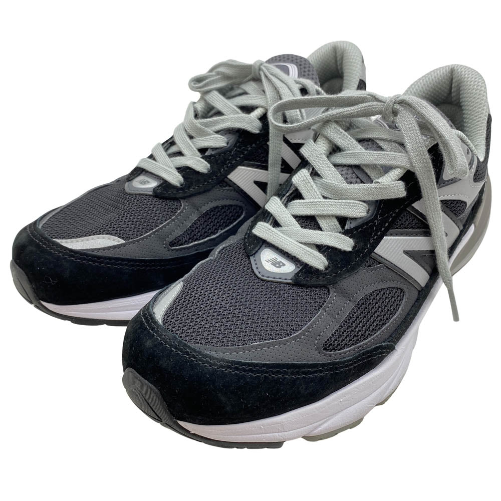 NEW BALANCE ニューバランス M990BK6 USA製 990V6 Black ブラック ローカット スニーカー ブラック系 27cm【中古】
