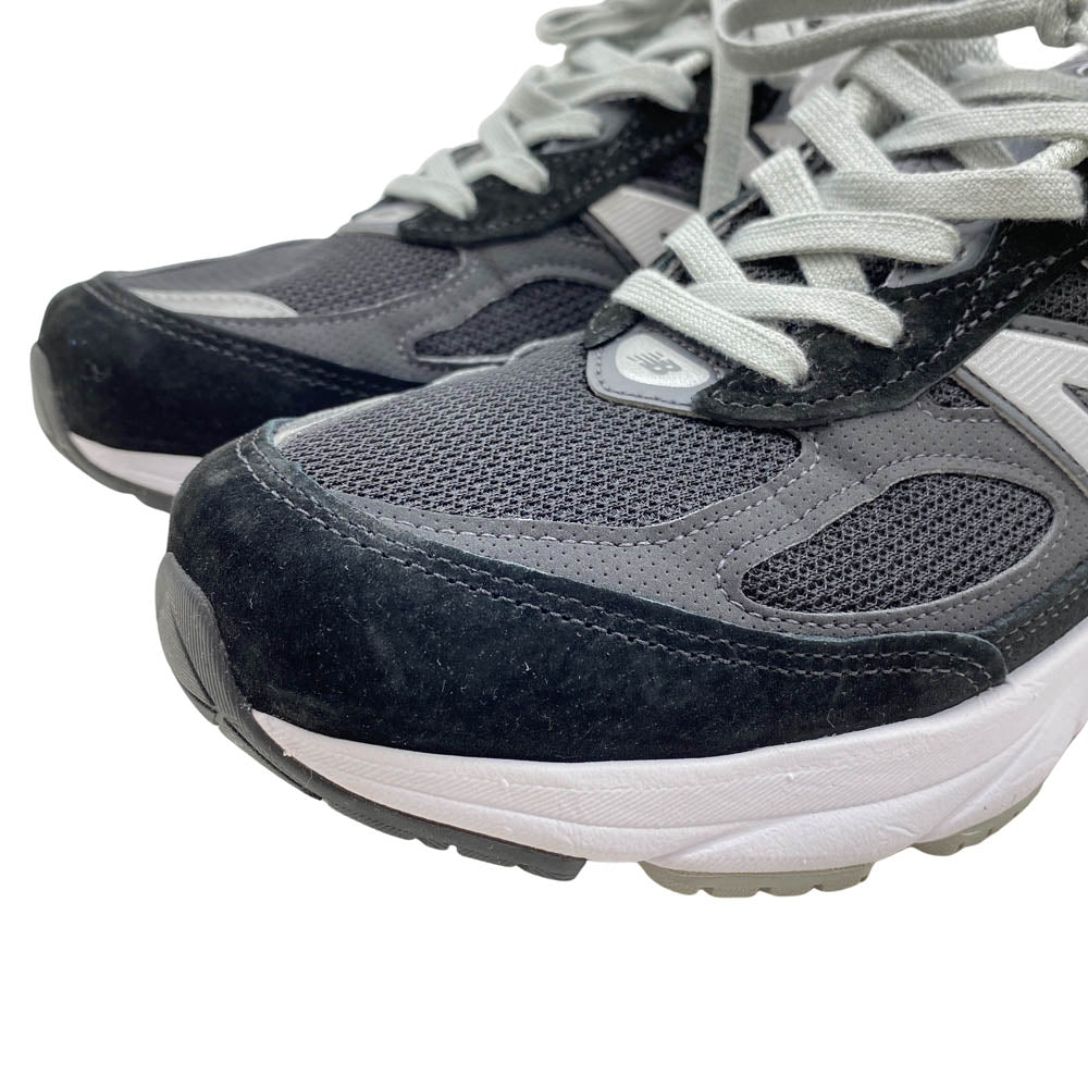 NEW BALANCE ニューバランス M990BK6 USA製 990V6 Black ブラック ローカット スニーカー ブラック系 27cm【中古】