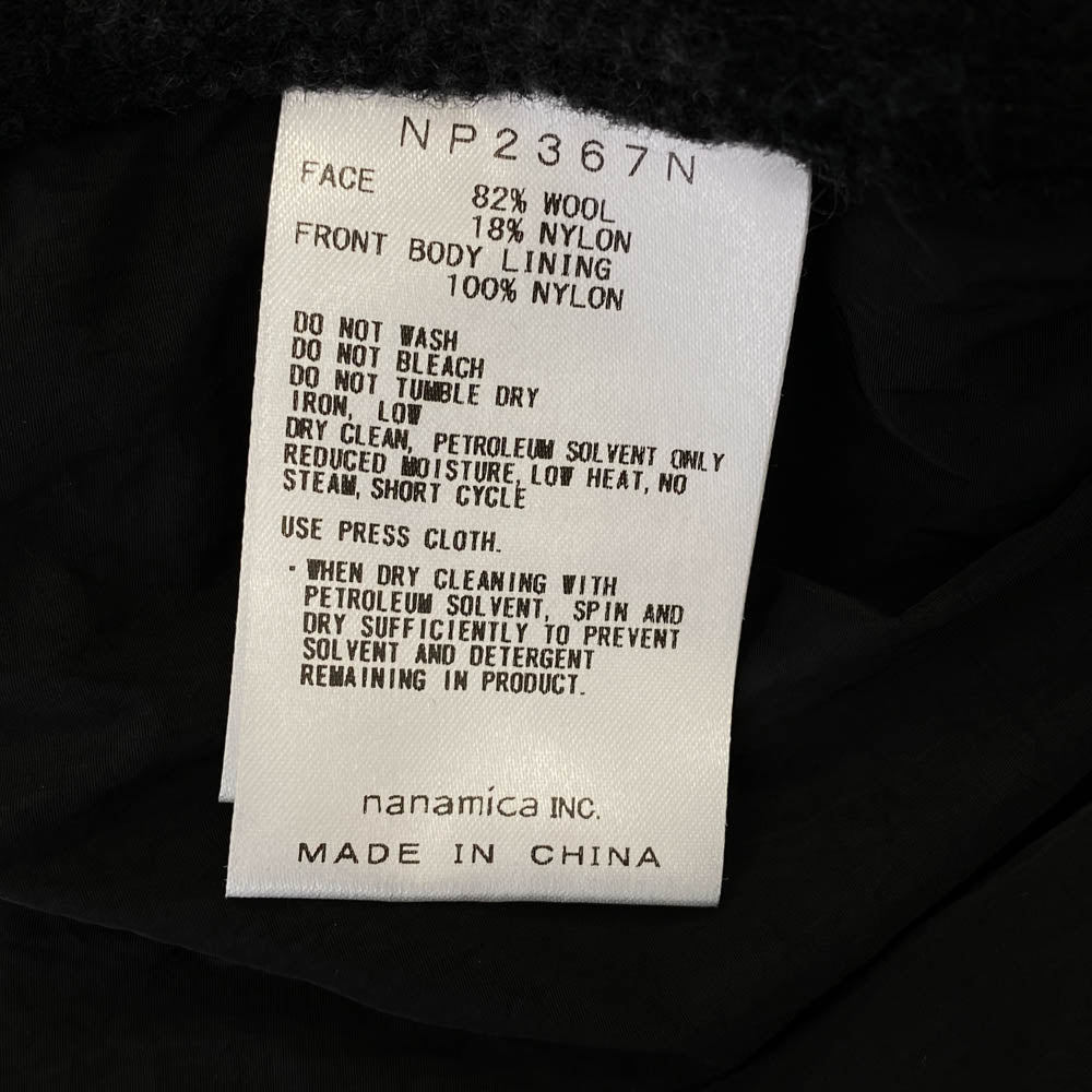 THE NORTH FACE ノースフェイス NP2367N PURPLE LABEL パープルレーベル Wool Field CPO Jacket ウールナイロン フィールド シャツ ジャケット ブラック系 L【美品】【中古】