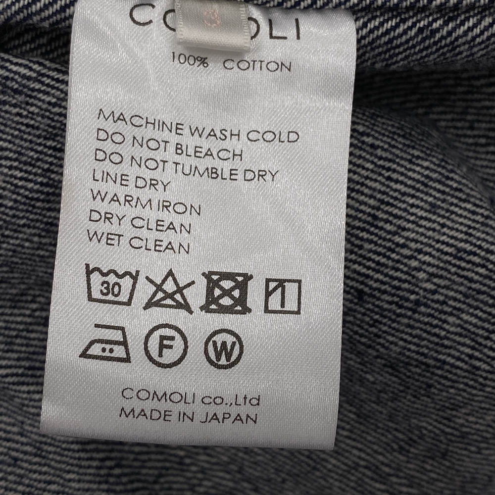 COMOLI コモリ V01-01002 デニム ワークジャケット カバーオール