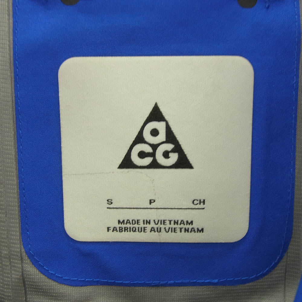 NIKE ナイキ CV0612-011 ACG ミザリー リッジ ジャケット マウンテンパーカー ブルー系 イエロー系 S【中古】