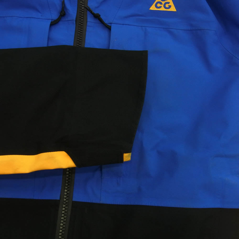 NIKE ナイキ CV0612-011 ACG ミザリー リッジ ジャケット マウンテンパーカー ブルー系 イエロー系 S【中古】