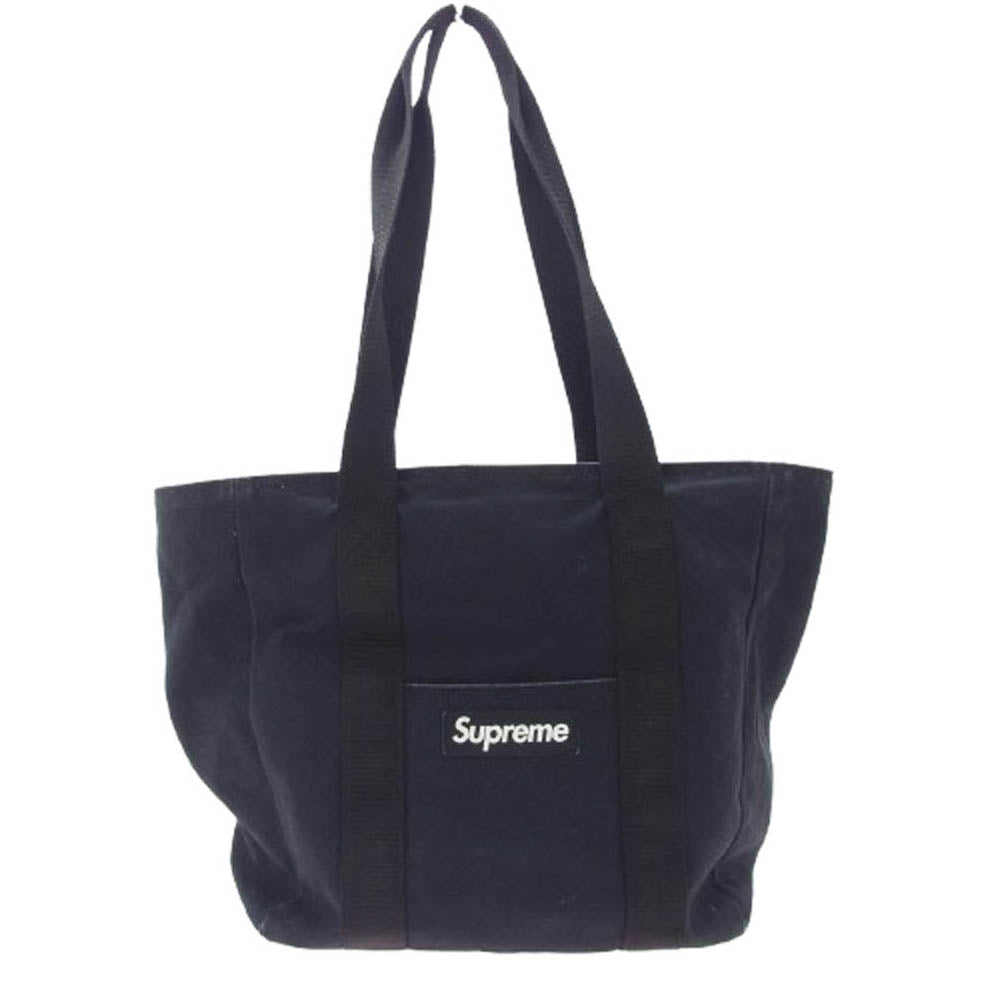 Supreme シュプリーム 20AW Canvas Tote キャンバス トートバッグ ブラック系【中古】