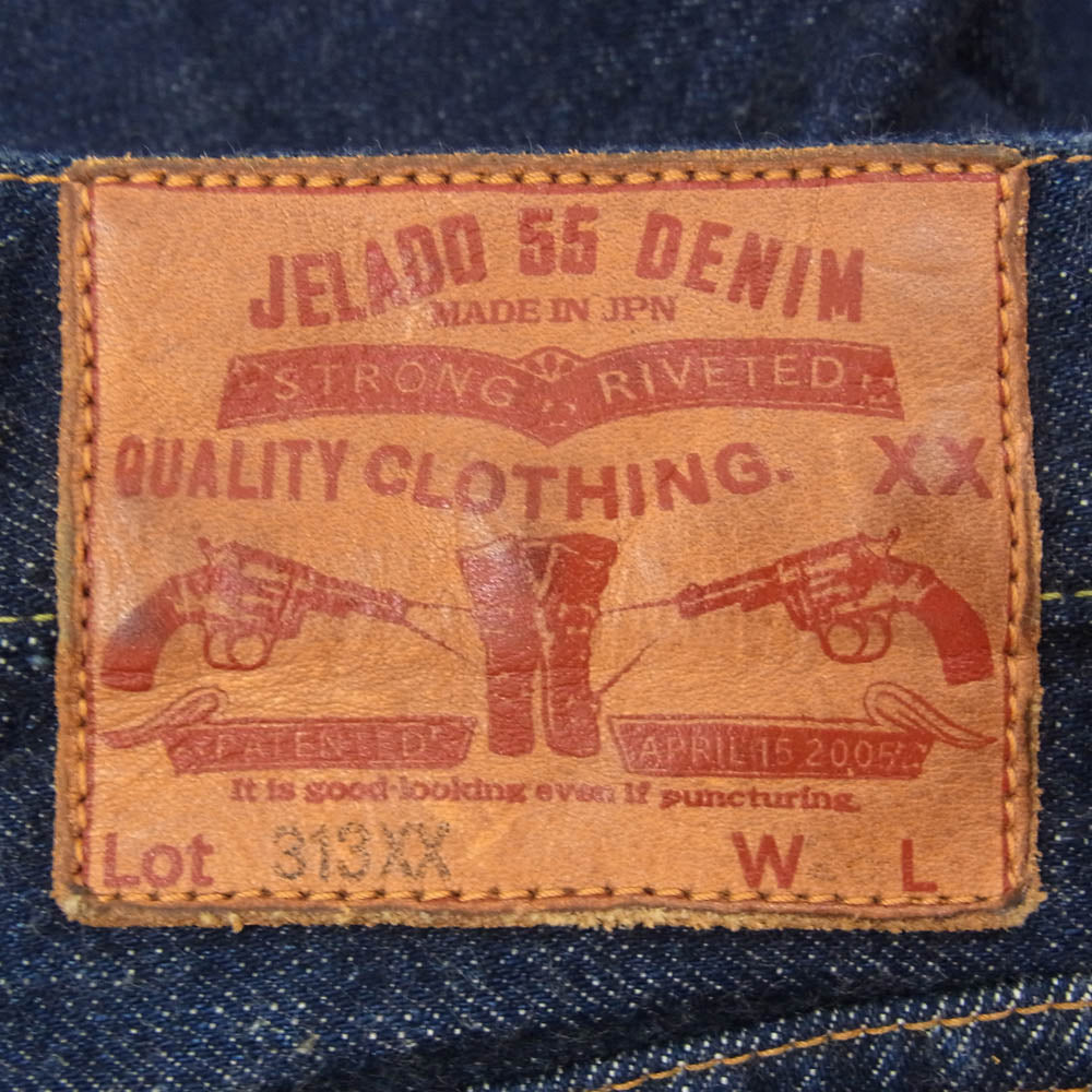JELADO ジェラード 313XX Denim Pants デニム パンツ インディゴブルー系 28【中古】