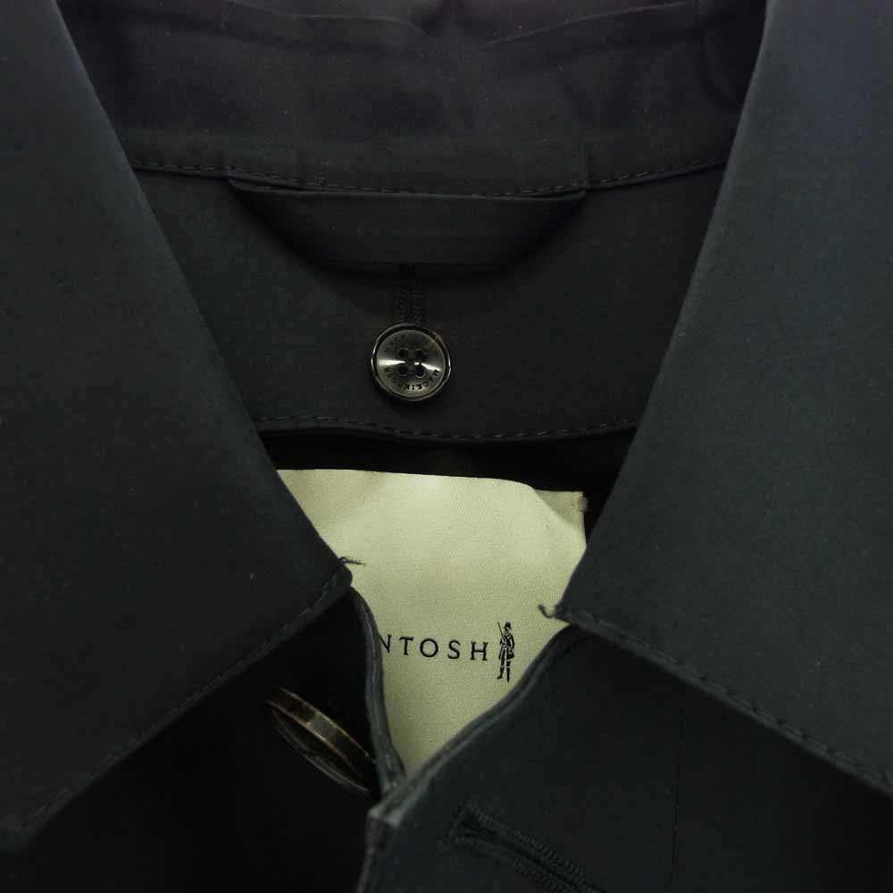 Mackintosh マッキントッシュ GR-1001D DUNKELD ダンケルド ライナー付き ゴム引き ステンカラー コート ダークネイビー系 34【中古】