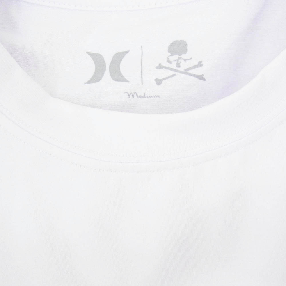 マスターマインド × Hurley ハーレー 23MMMSS01 PHANTOM TEE ファントム 半袖Tシャツ ホワイト系 M【極上美品】【中古】