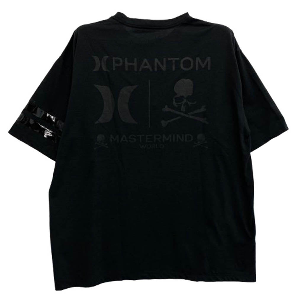 マスターマインド × Hurley ハーレー 23MMMSS01 PHANTOM TEE ファントム 半袖Tシャツ ブラック ブラック系 L【極上美品】【中古】