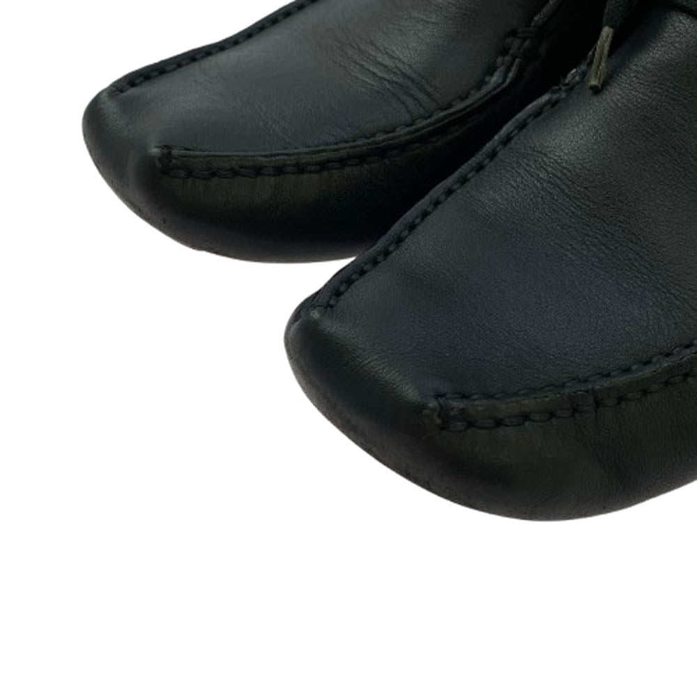 LOUIS VUITTON ルイ・ヴィトン FA0034 レザー モカシン ドライビングシューズ ブラック系 7【中古】