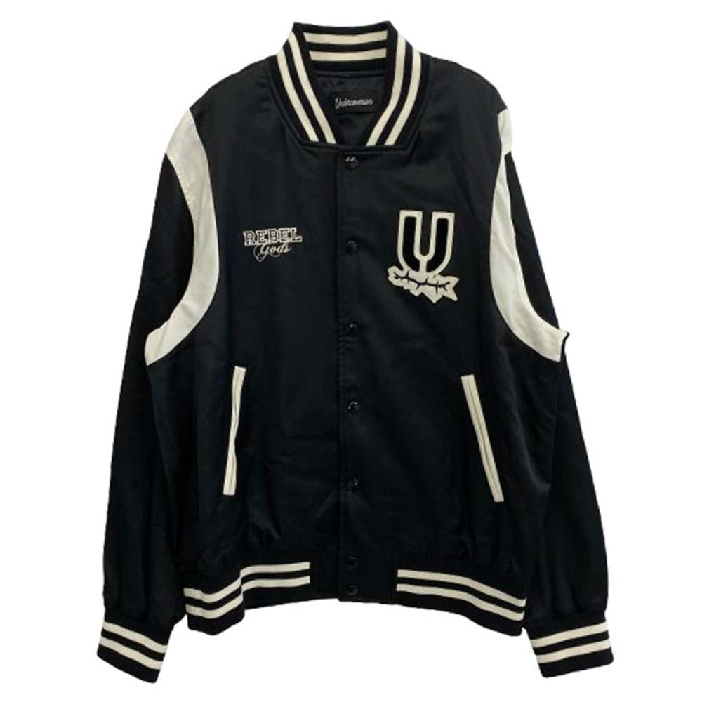 UNDERCOVER アンダーカバー UI1B4202 REBEL GODS C/Ry サテンスタジャン ジャケット ブラック系 3【美品】【中古】