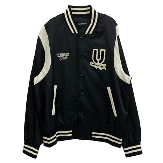 UNDERCOVER アンダーカバー UI1B4202 REBEL GODS C/Ry サテンスタジャン ジャケット ブラック系 3【美品】【中古】