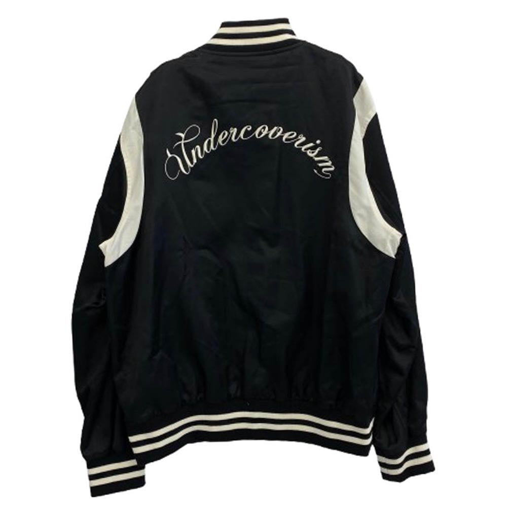 UNDERCOVER アンダーカバー UI1B4202 REBEL GODS C/Ry サテンスタジャン ジャケット ブラック系 3【美品】【中古】