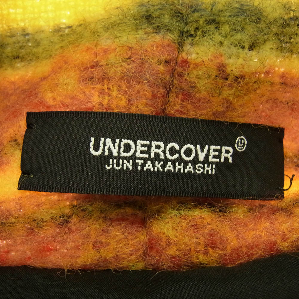 UNDERCOVER アンダーカバー 22AW UC2B4403 ウールCKシャギー パーカー 中綿 プルオーバージャケット マルチカラー系 3【中古】