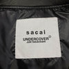 UNDERCOVER アンダーカバー UCZ9203 × sacai サカイ 再構築 レザーダブルライダース ドッキング パデッドジャケット ブラック系 ダークネイビー系【新古品】【未使用】【中古】