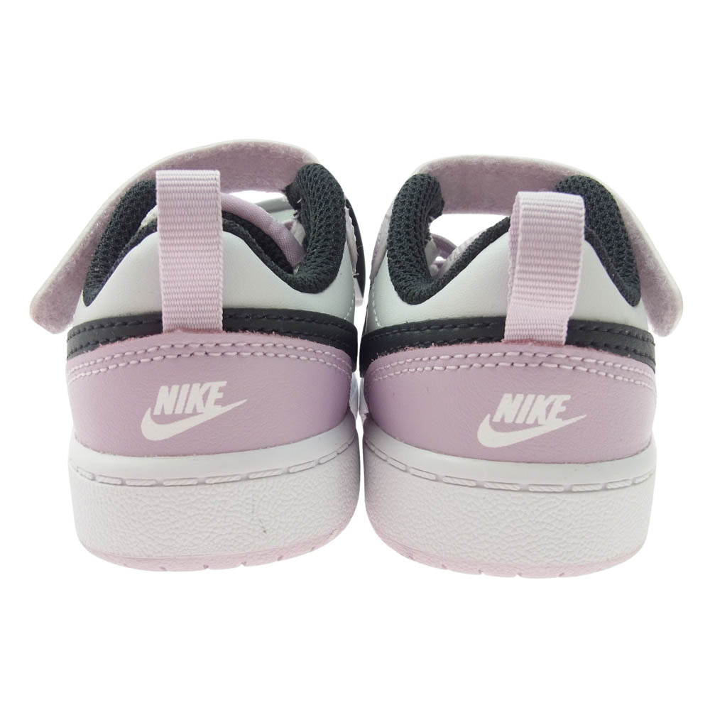 NIKE ナイキ BQ5453-005 COURT BOROUGH LOW 2 TDV コート バーロウ キッズ スニーカー ホワイト系 ピンク系 11cm【新古品】【未使用】【中古】