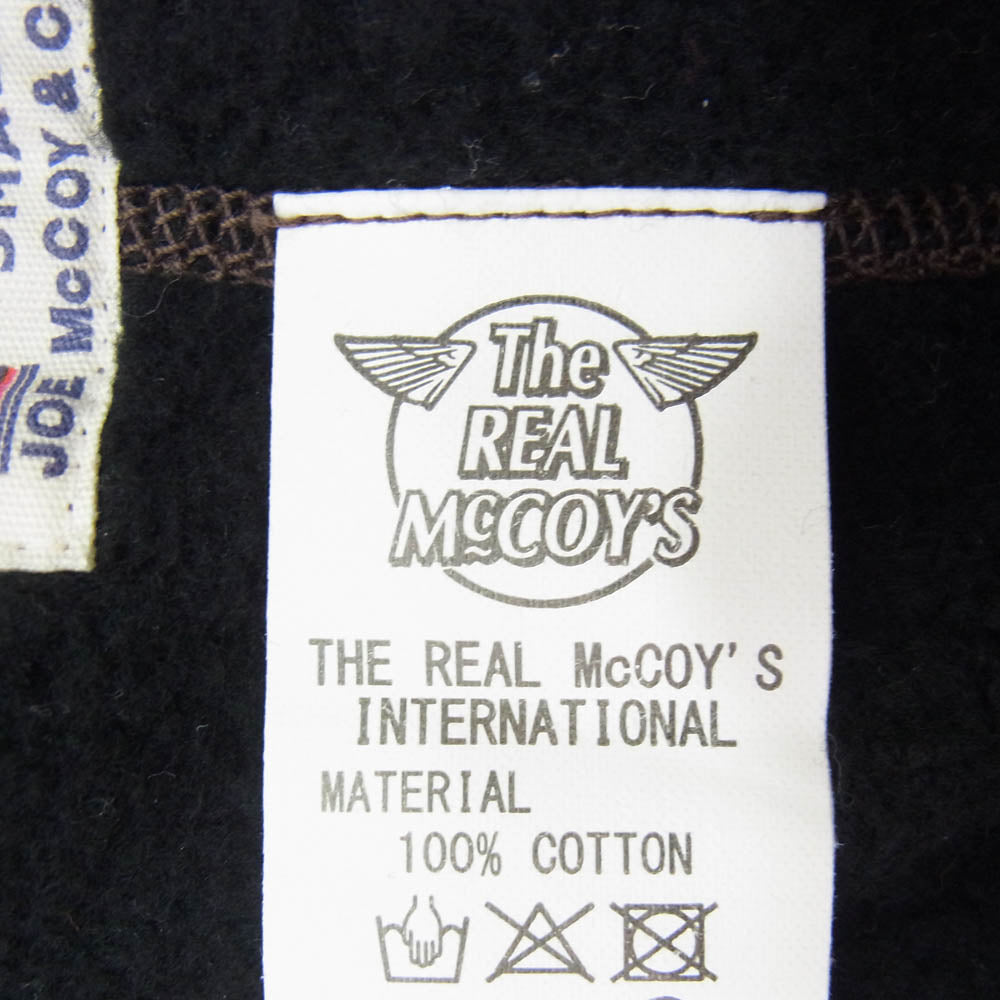 The REAL McCOY'S ザリアルマッコイズ MC18116 BALL PARK 12 oz. SWEAT PANTS 12オンス スウェット パンツ ブラック系 S【中古】