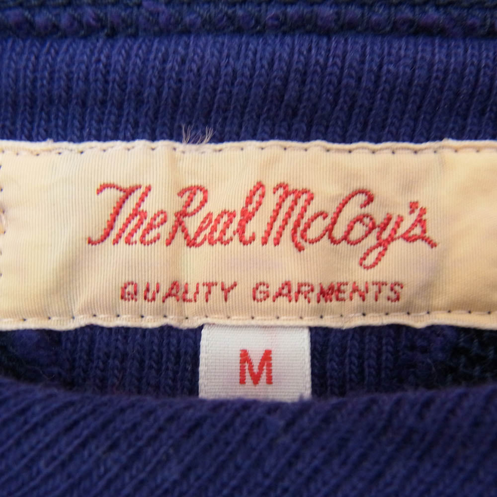 The REAL McCOY'S ザリアルマッコイズ MC13111 10 OZ. LOOPWHEEL SWEATSHIRT 吊り編みスウェット パープル系 M【美品】【中古】