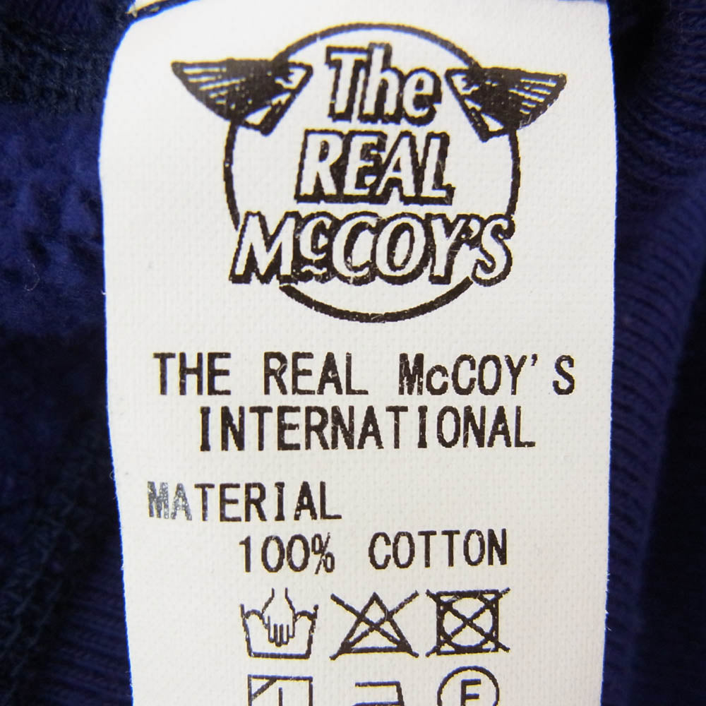 The REAL McCOY'S ザリアルマッコイズ MC13111 10 OZ. LOOPWHEEL SWEATSHIRT 吊り編みスウェット パープル系 M【美品】【中古】